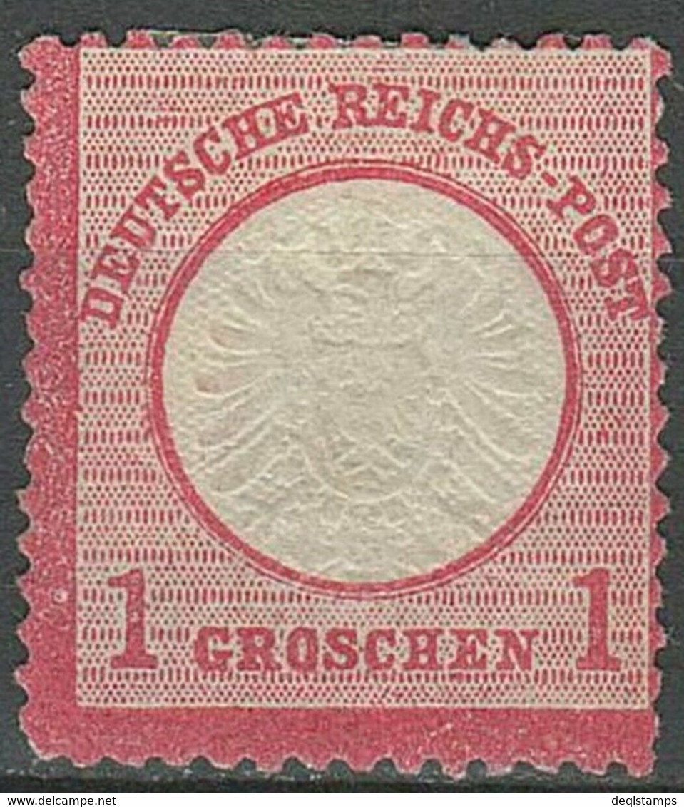 Deutsches Reich 1872 -1 Gr. ☀ Großer Schild ☀ Ungebraucht Ohne Gummi - Neufs