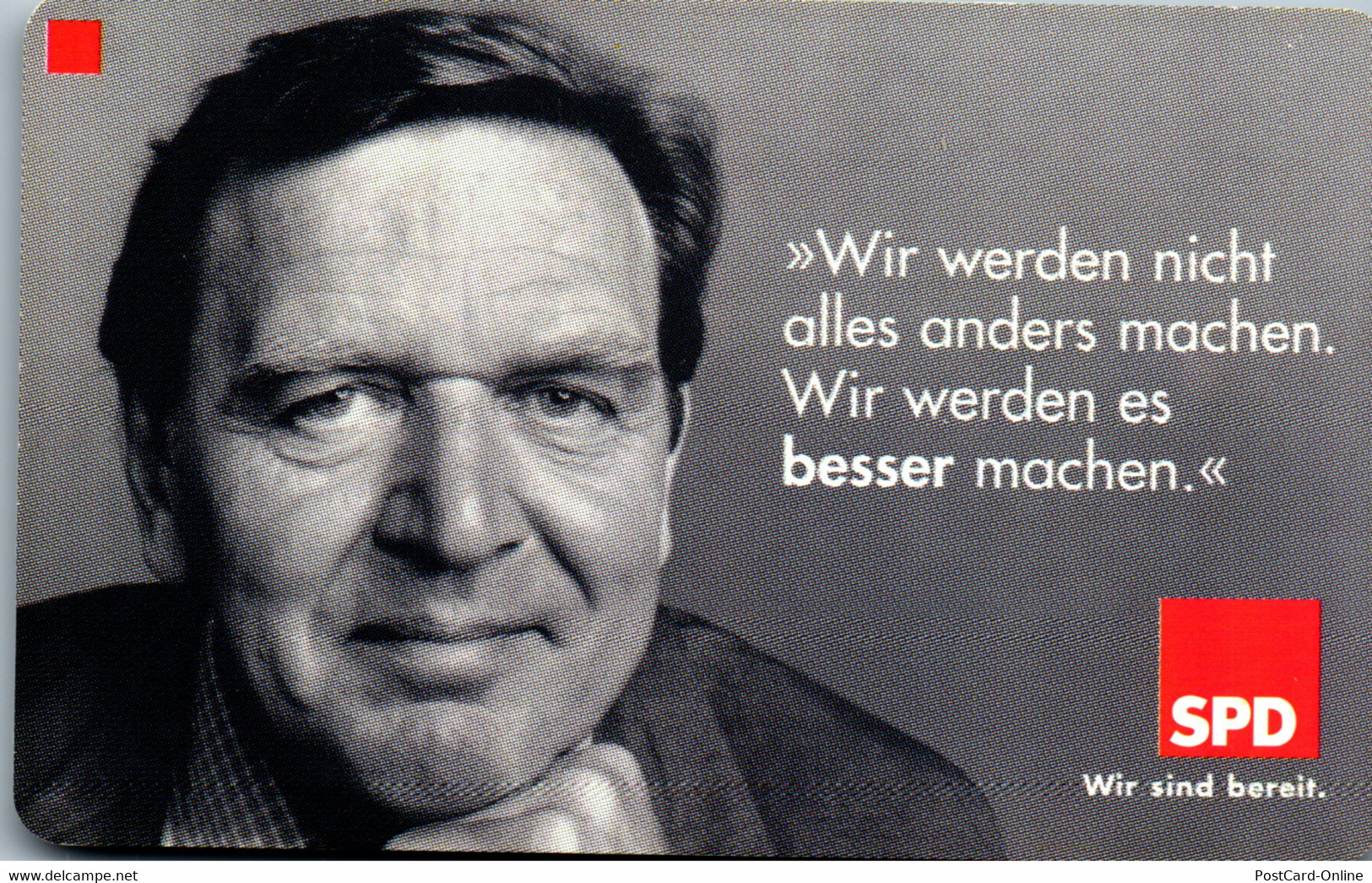 18001 - Deutschland - SPD , Gerhard Schröder - R-Reeksen : Regionaal