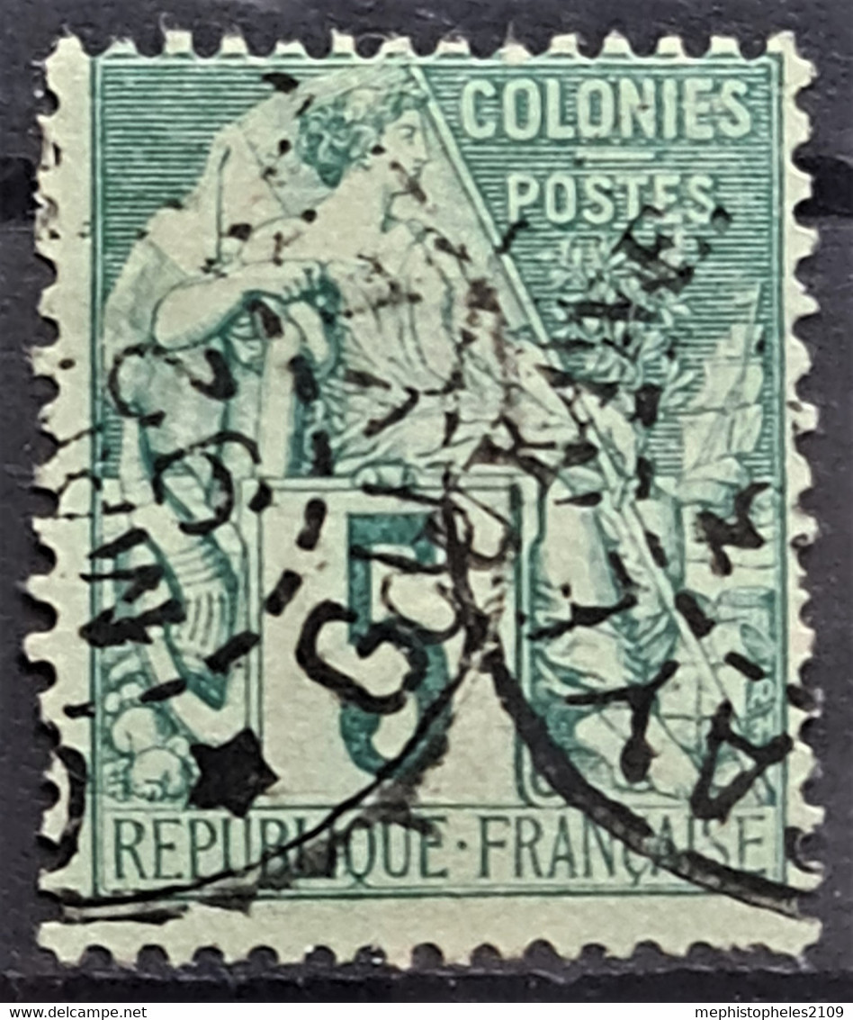 GUYANE FRANCAISE 1892 - Canceled - YT 19 - 5c - Usati