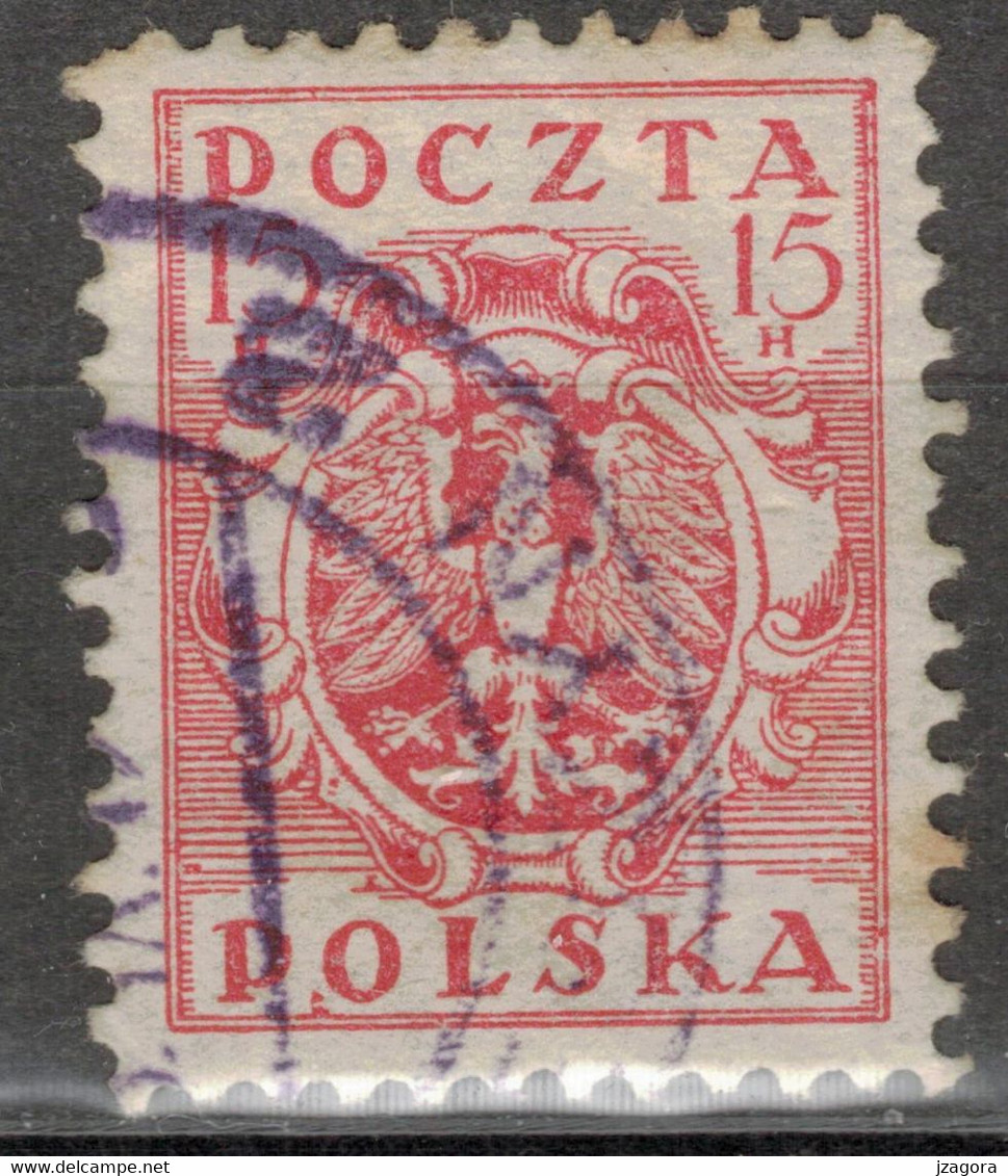 POLEN POLOGNE POLAND 1919 Mi 80 USED - Used Stamps