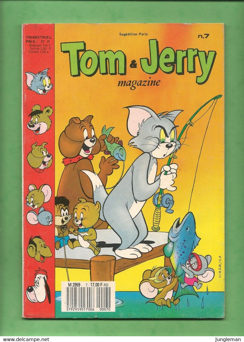 Tom & Jerry Magazine N° 7 - Avec Aussi Flic & Floc, Droopy, Bop & Bi-Bop - Sagédition à Paris - Septembre 1987 - TBE - Sagédition