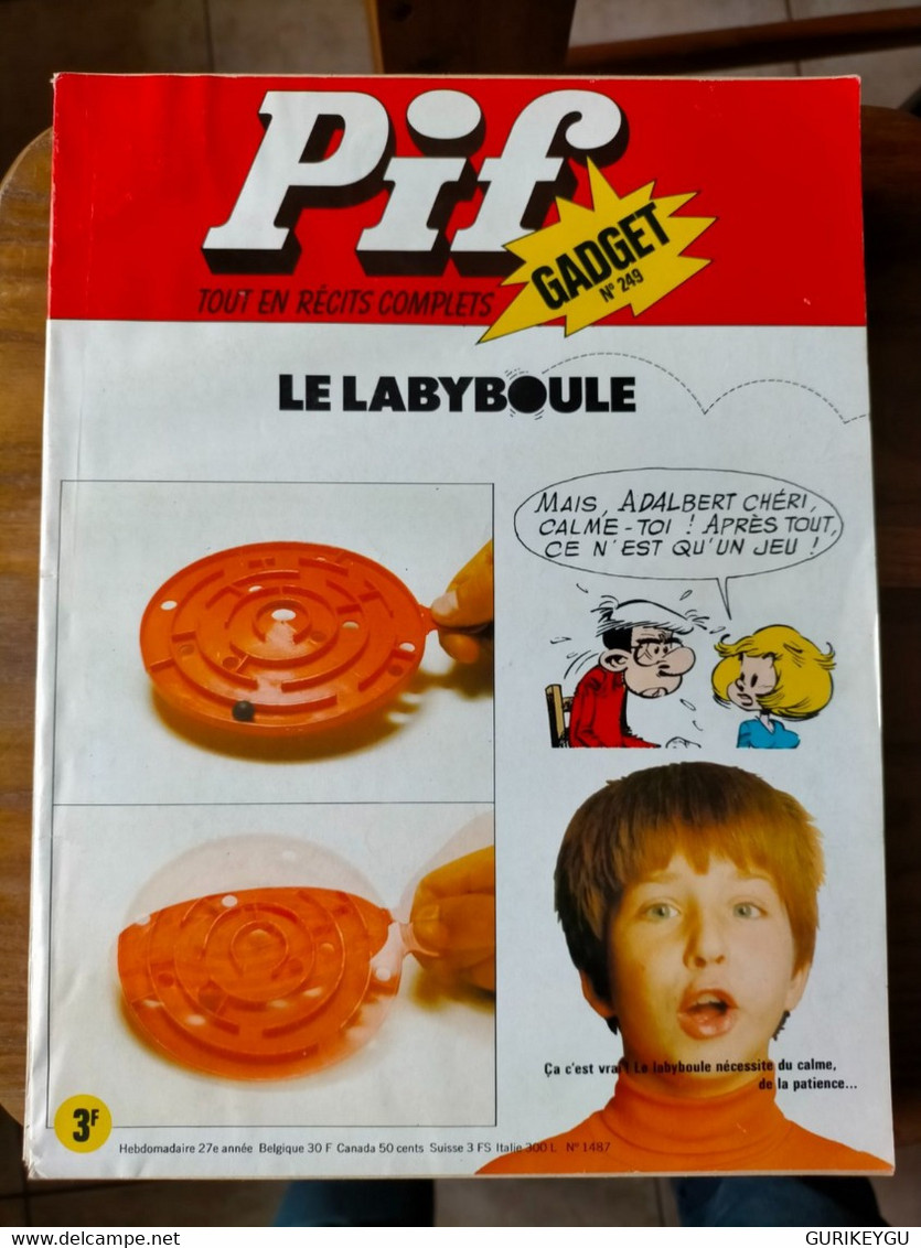 PIF GADGET N° 249 De 1973 BIEN ++ - Pif & Hercule