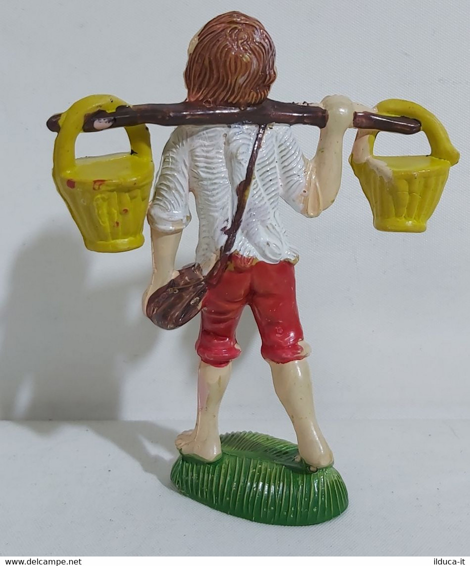 97336 Pastorello Presepe - Statuina In Plastica - Ragazzo Che Porta L'acqua - Christmas Cribs