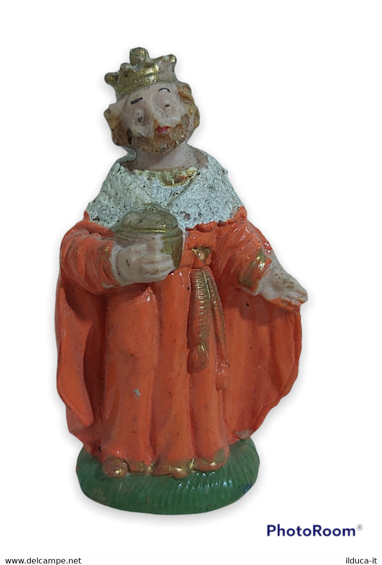 13038 Pastorello Presepe - Statuina In Plastica - Re Magio - Christmas Cribs