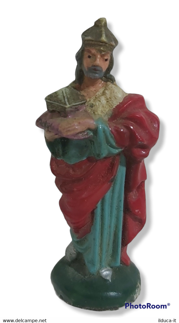 74312 Pastorello Presepe - Statuina In Plastica - Re Magio - Christmas Cribs