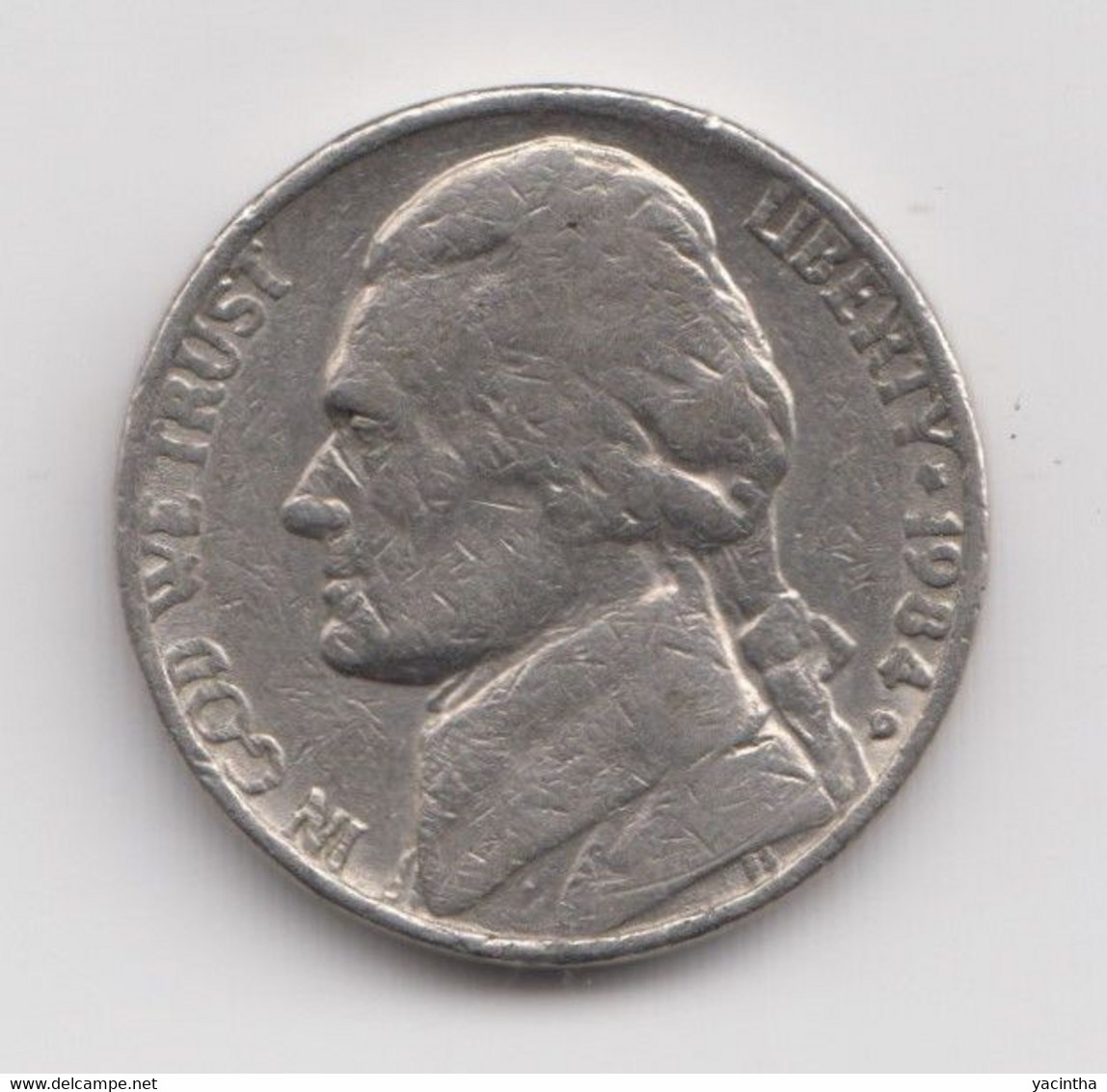 @Y@   United States Of America  5 Cents  1984   (3067 ) - Sin Clasificación