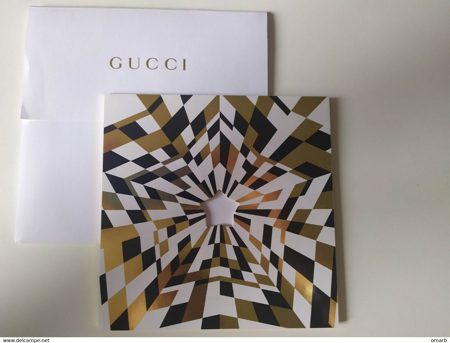 Alt1182 Gucci Biglietto Auguri Natale Christmas Card Wishes Special Edition Moda Fashion Atelier - Agenda Vírgenes