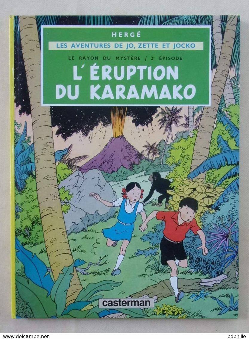 Jo Zette Et Jocko L'Eruption Du Karamako 1980 TBE - Jo, Zette & Jocko