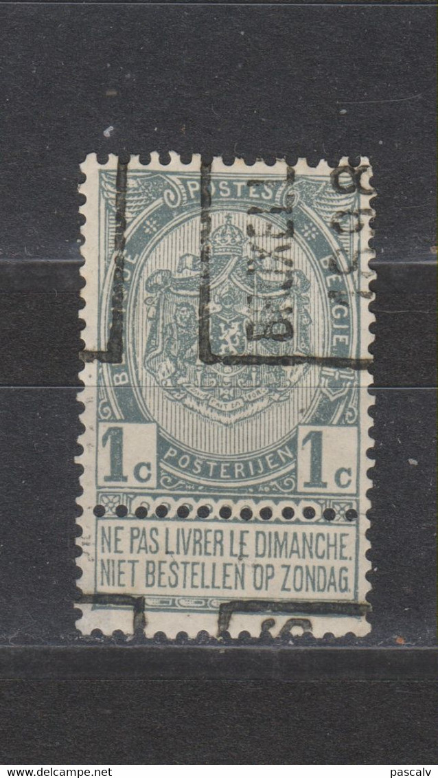 COB 141A BRUXELLES 1898 - Roller Precancels 1894-99