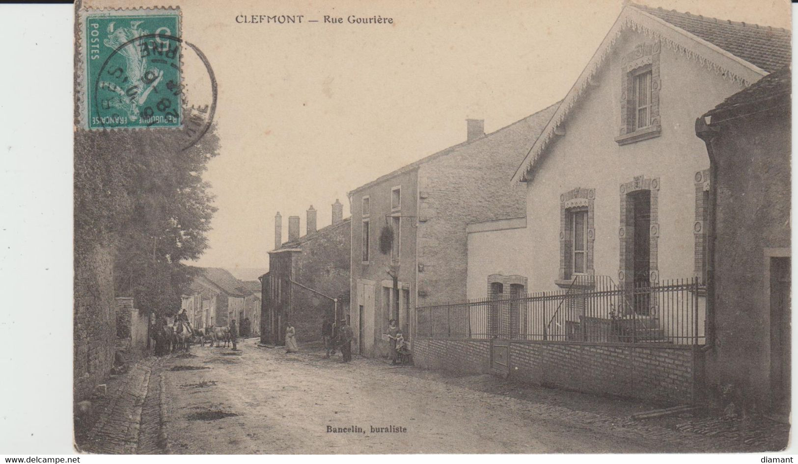 CLEFMONT (52) - Rue Gourière - état Correct - Clefmont