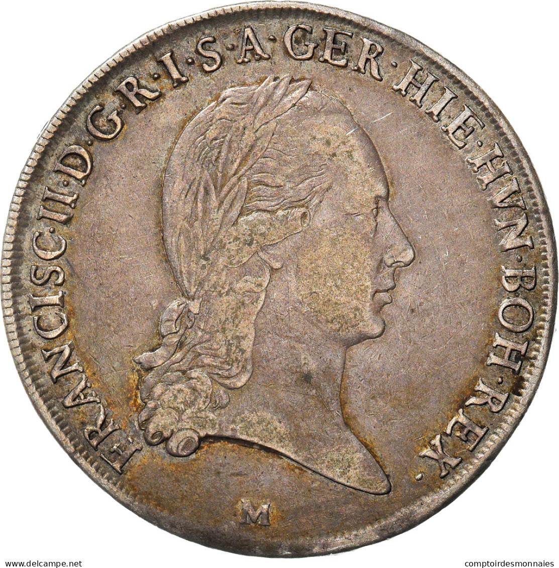 Monnaie, États Italiens, MILAN, Franz II, Crocione, Kronenthaler, 1793, Milan - Lombardie-Vénétie