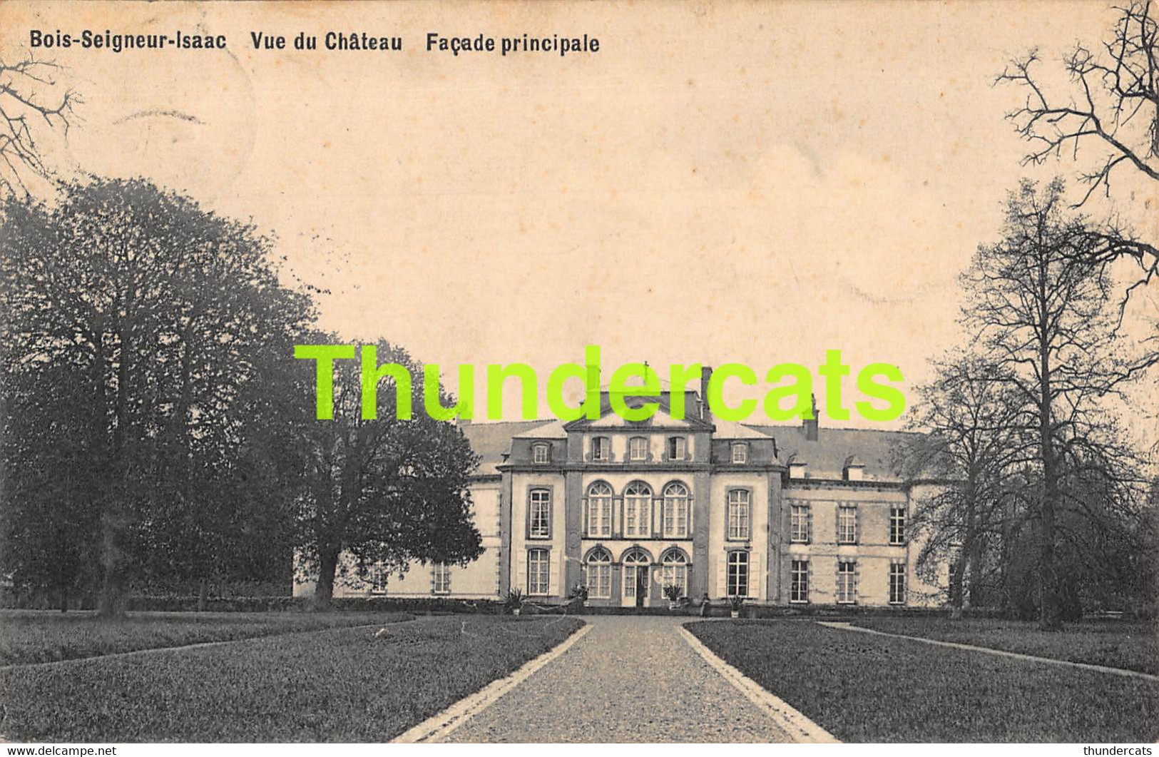 CPA BOIS SEIGNEUR ISAAC VUE DU CHATEAU - Braine-l'Alleud