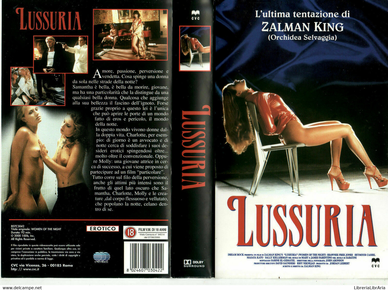 Lussuria - Vhs- 2000 - Erotico V.a.M 18anni- Univideo -F - Collections