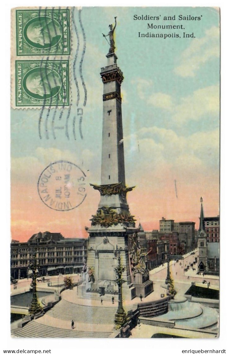 UNITED STATES // INDIANAPOLIS // SOLDIERS' AND SAILORS' MONUMENT // 1913 - Indianapolis