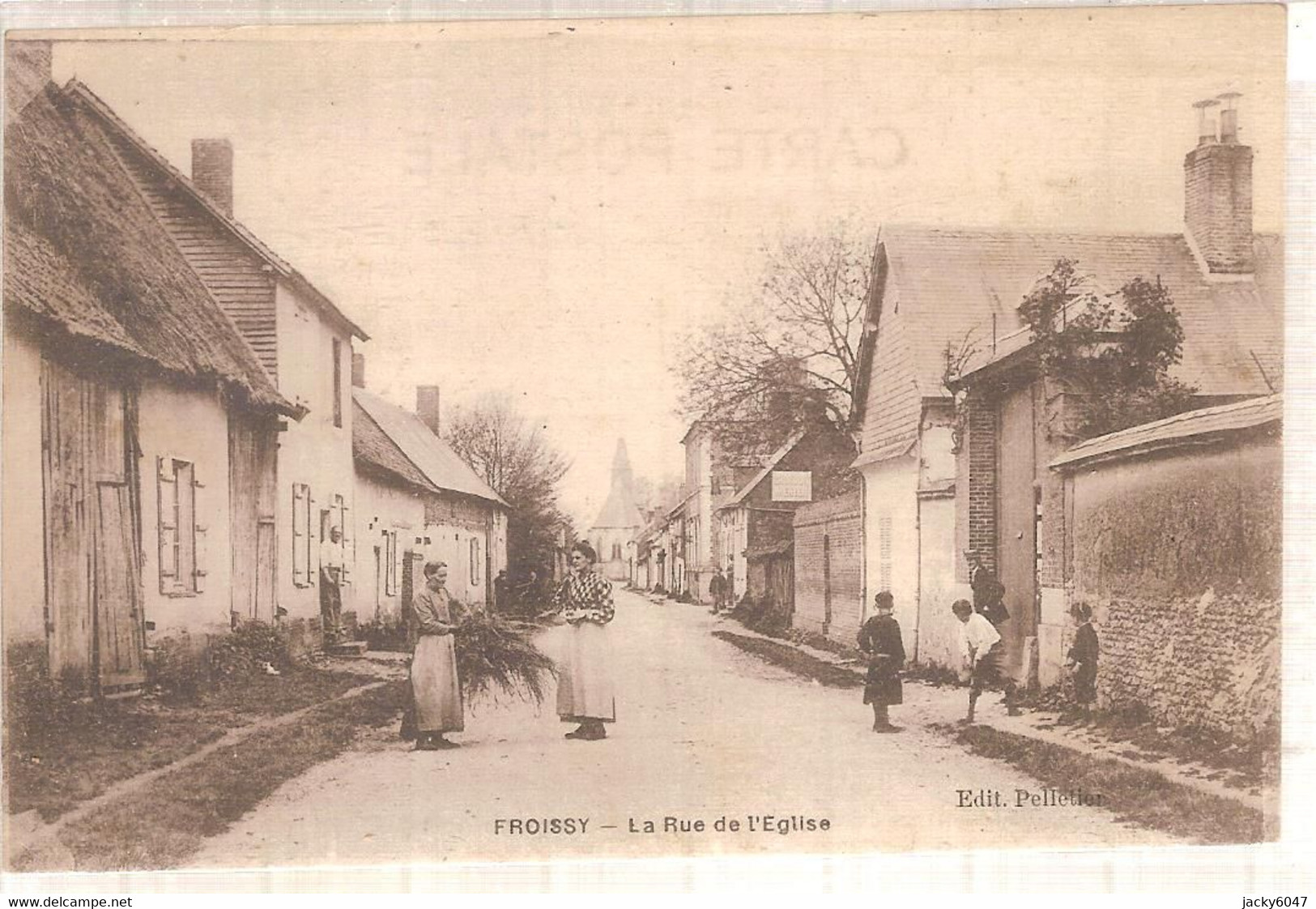 60 - Froissy (oise) - La Rue De L'Eglise - Froissy