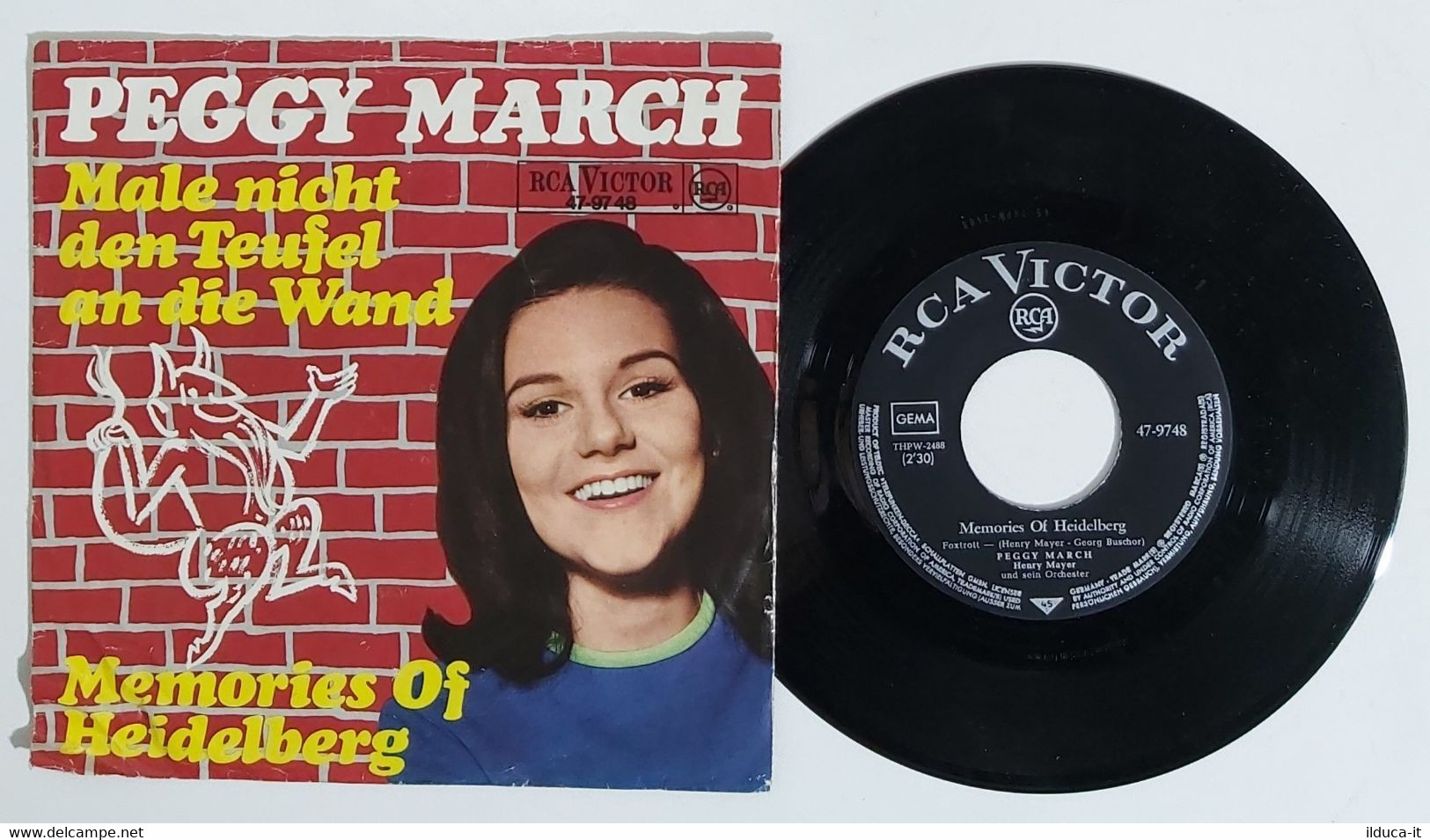 I100762 45 Giri 7" - Peggy March - Male Nicht Den Teufel An Die Wand - RCA - Sonstige - Deutsche Musik