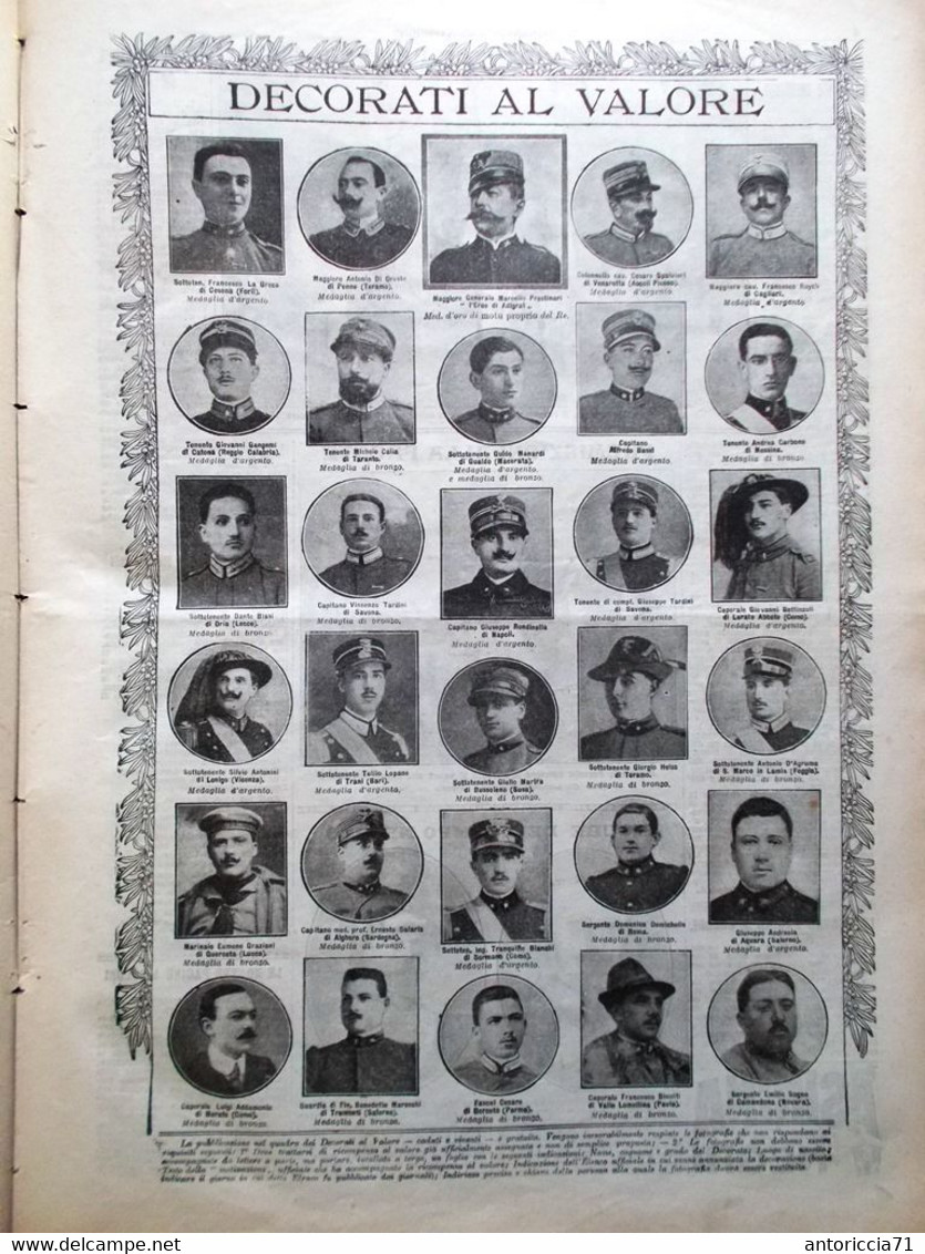 La Domenica Del Corriere 2 Luglio 1916 WW1 Alpini Absburgo Val D'Adige Trieste - Oorlog 1914-18