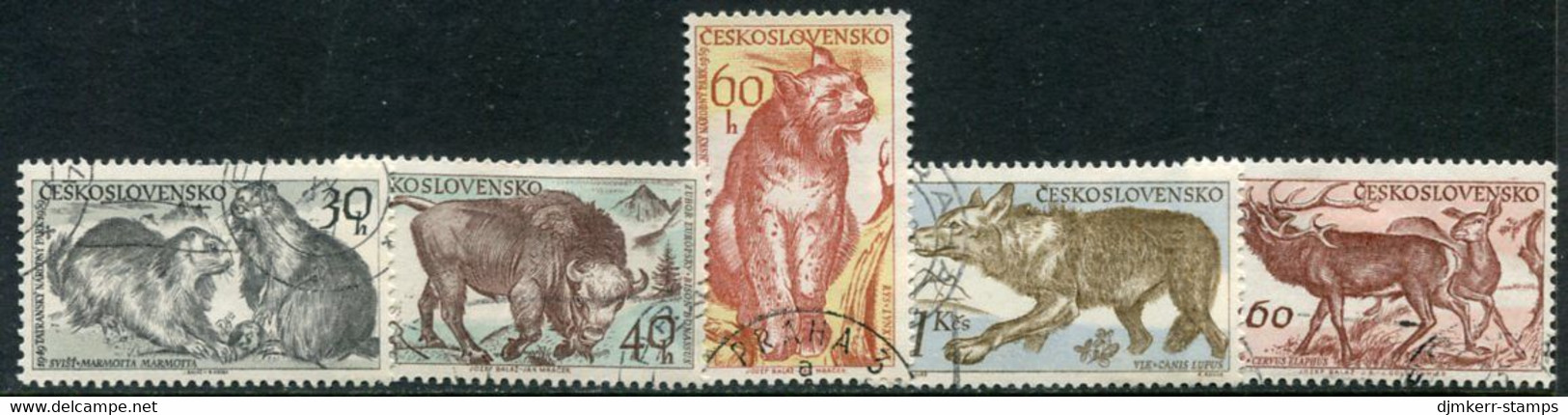 CZECHOSLOVAKIA 1959 Tatra Nature Reserve Used.  Michel 1153-57 - Usati