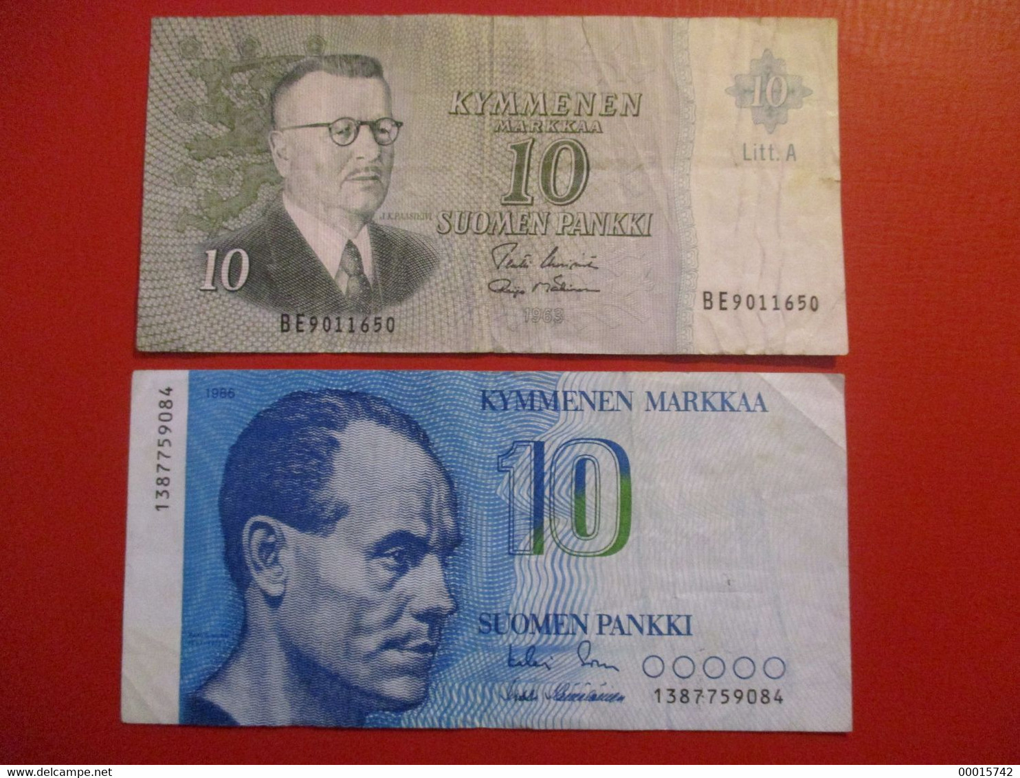 FINLAND 10 MK 1963 + 10 MK 1986   D-1024 - Finlande