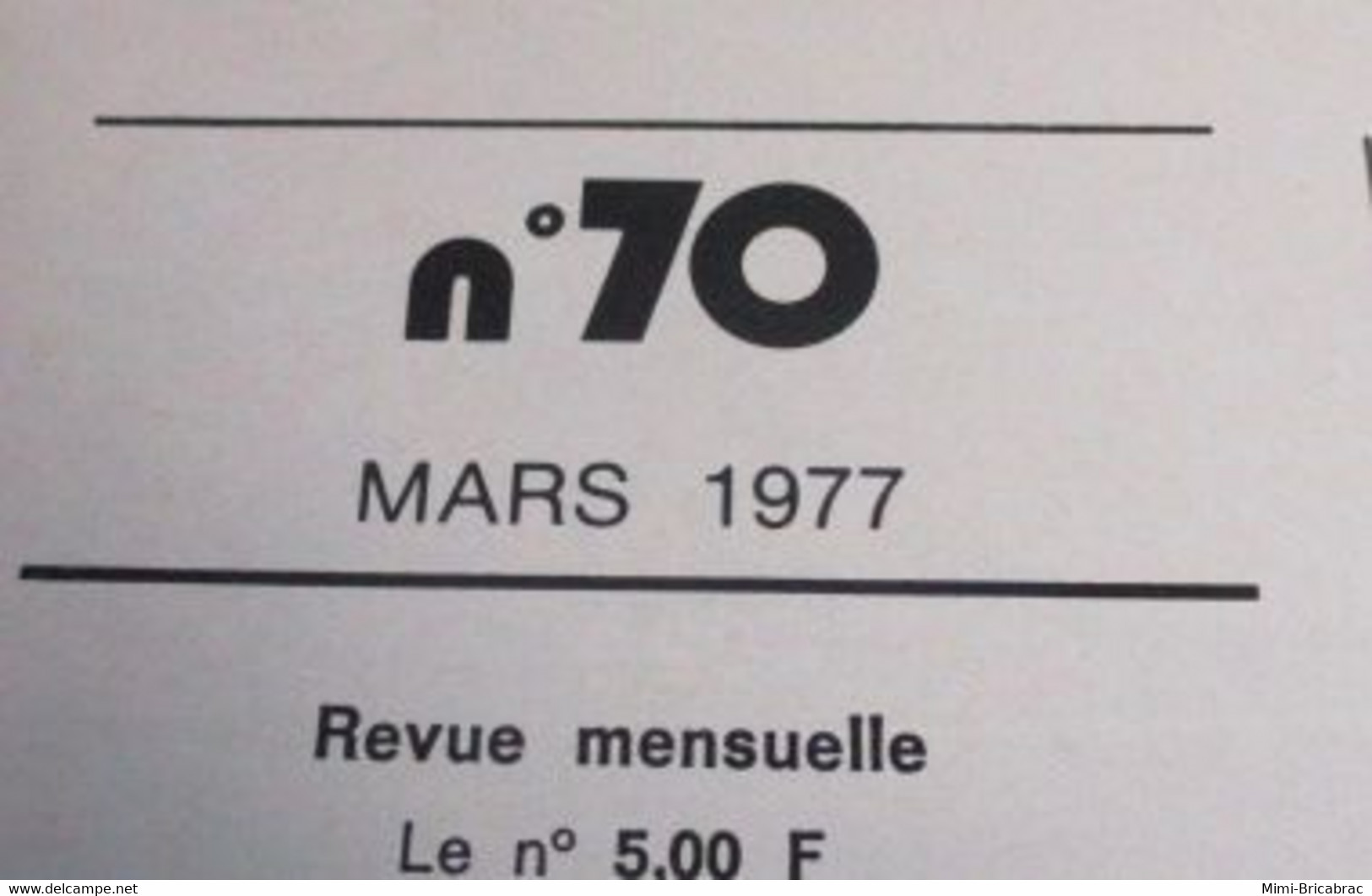 Revue De Maquettisme Plastique Années 60/70 : MPM N°70 Très Bon état ! Sommaire En Photo 3 - France