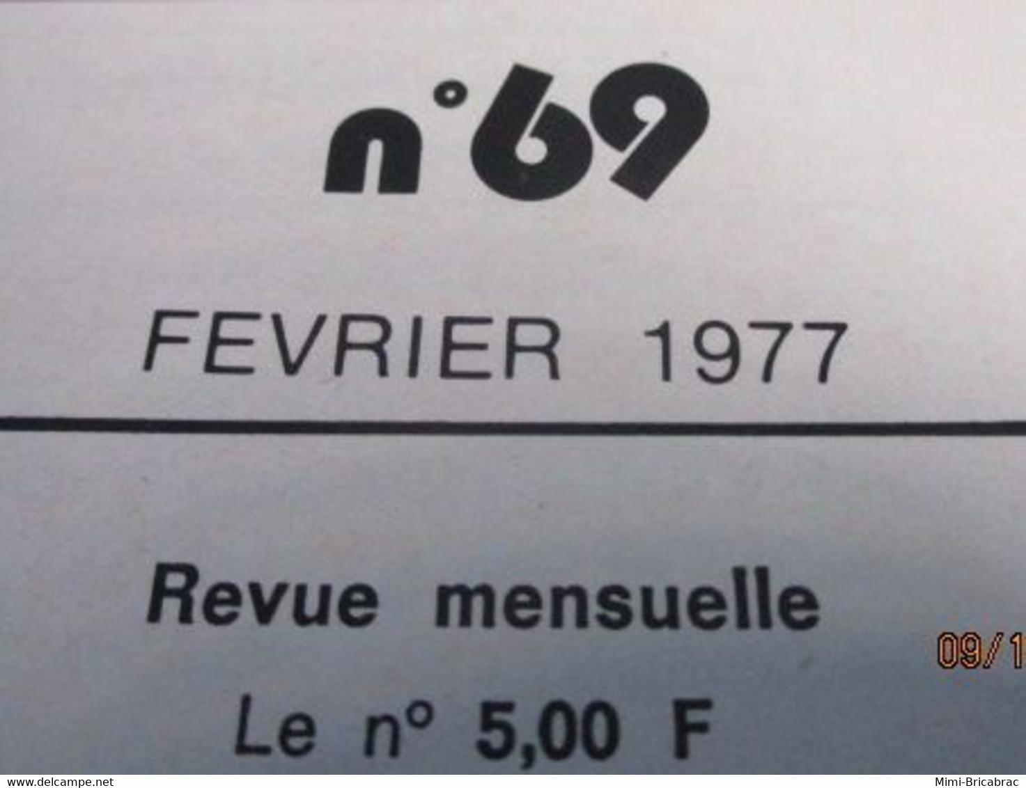 Revue De Maquettisme Plastique Années 60/70 : MPM N°69 Très Bon état ! Sommaire En Photo 3 - France