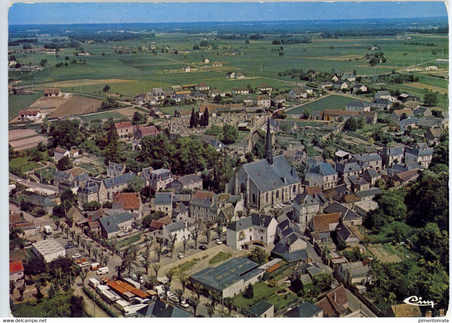 FONDETTES VUE GENERALE AERIENNE 1986 - Fondettes