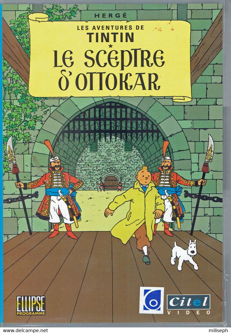 VIDEO CITEL - VHS PAL - TINTIN - LE SCEPTRE D' OTTOKAR   (4863) - Kinder & Familie