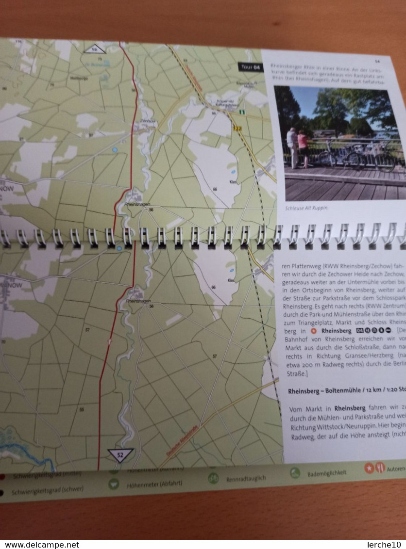 Fahrradführer Mit Karten Brandenburg Nord - Mappemondes