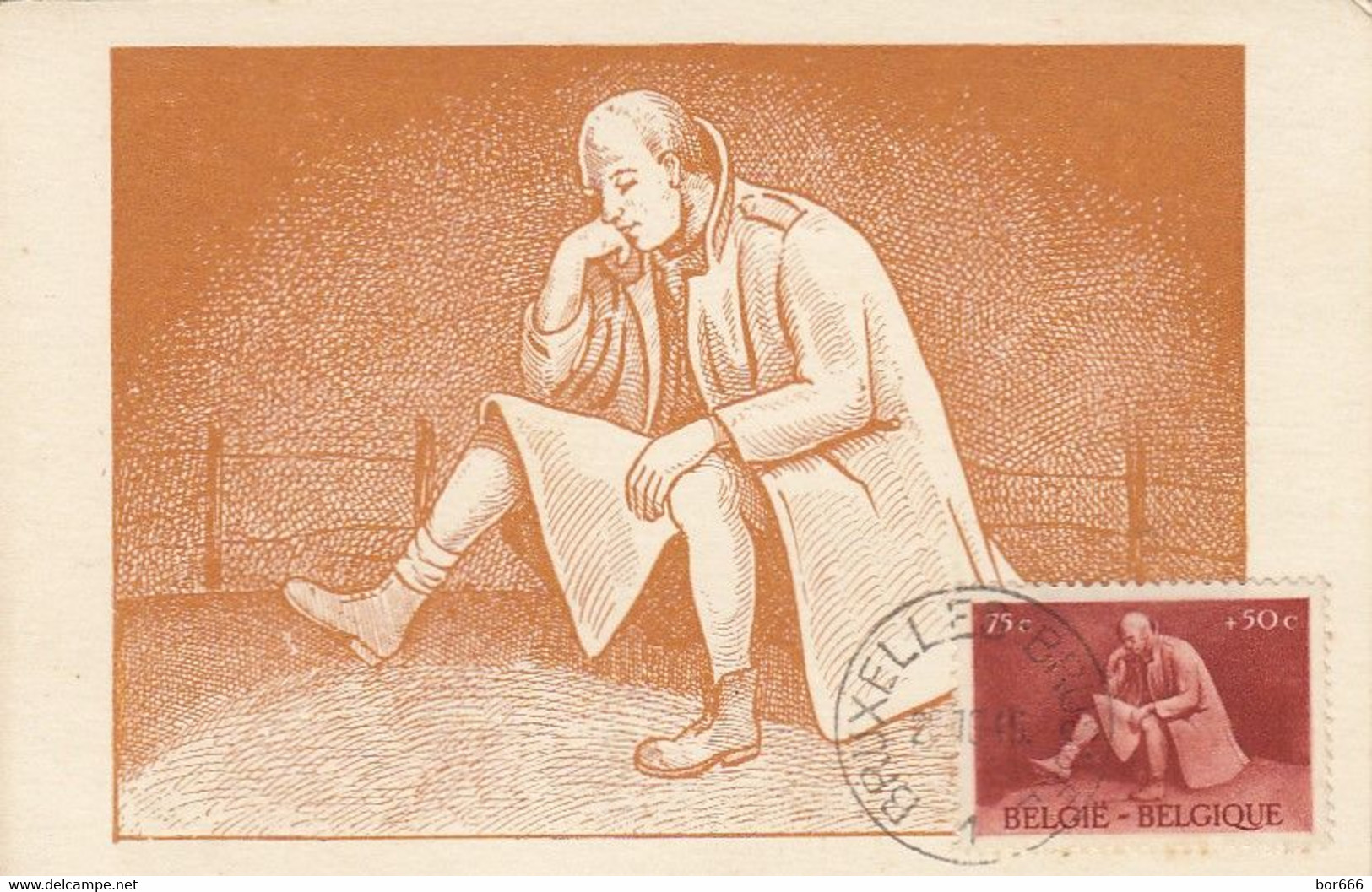 GOOD OLD BELGIUM Maximum Card 1945 - Prisoner Of War - 1934-1951