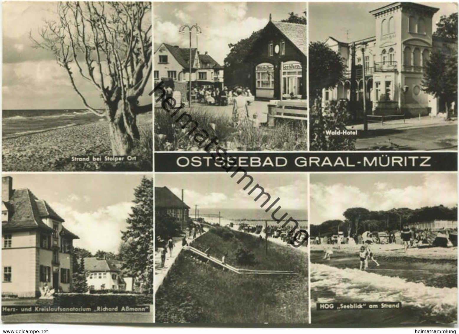 Graal-Müritz - Wald-Hotel - Sanatorium Richard Assmann - Micks Bar - Foto-AK Grossformat - Verlag VEB Bild Und Heimat Re - Graal-Müritz