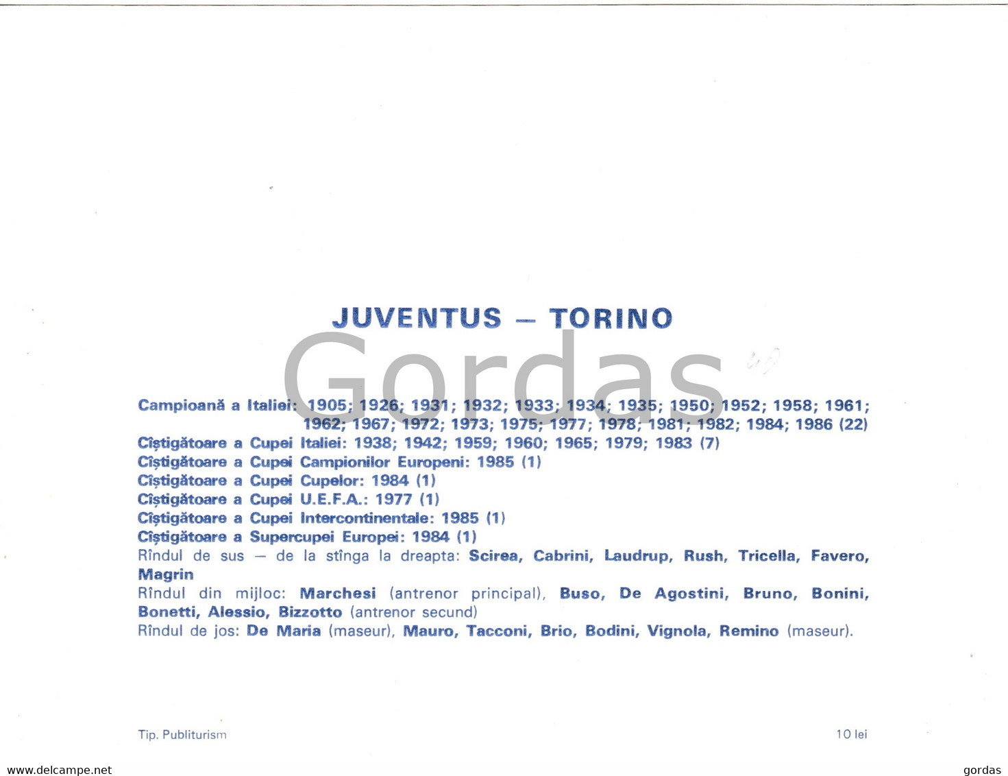Juventus Torino - Football - Soccer - Photo 200x150mm - Stadiums & Sporting Infrastructures