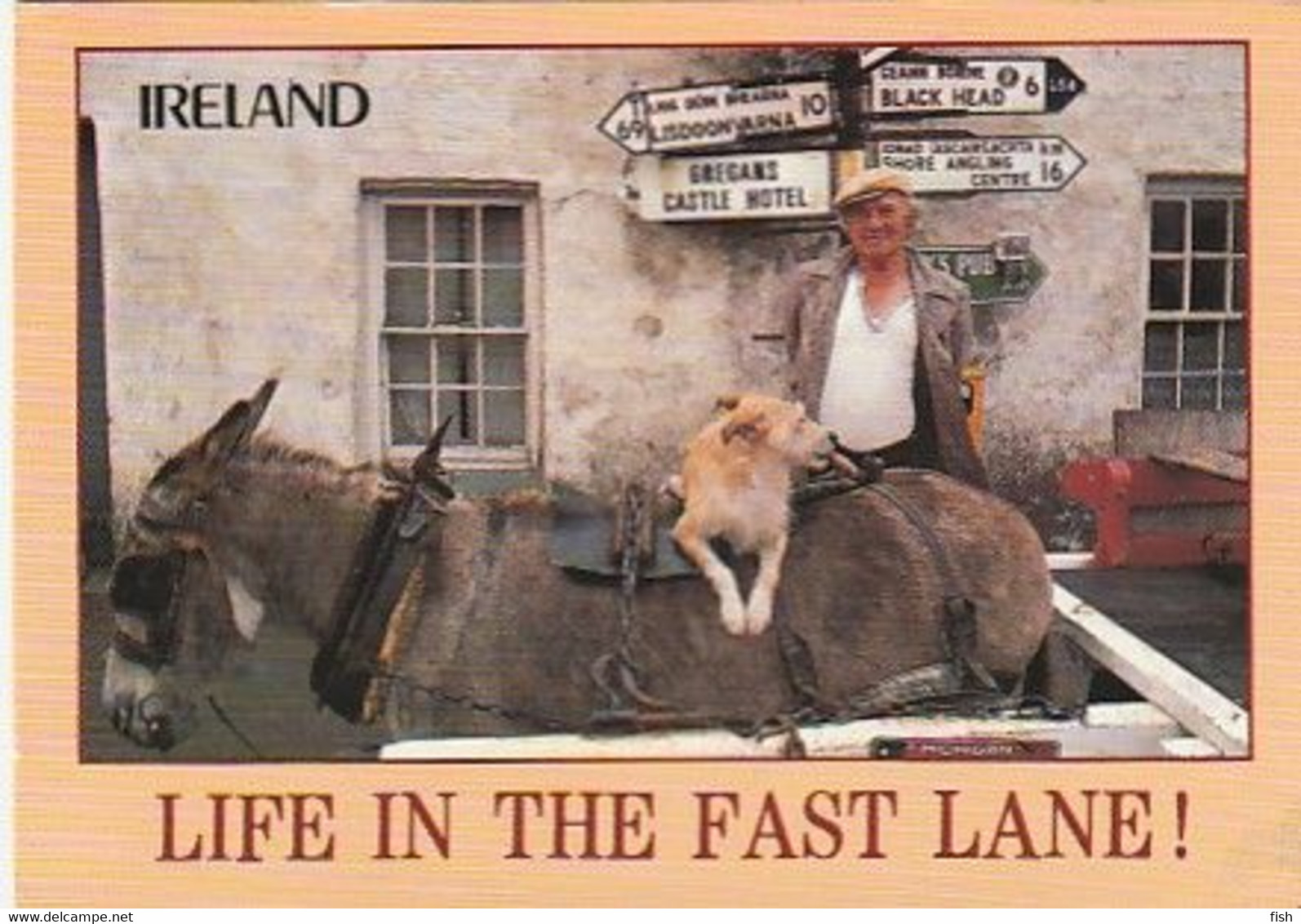 Ireland & Marcofilia, Life In The Fast Lane, York United Kingdom  (288854) - Lettres & Documents