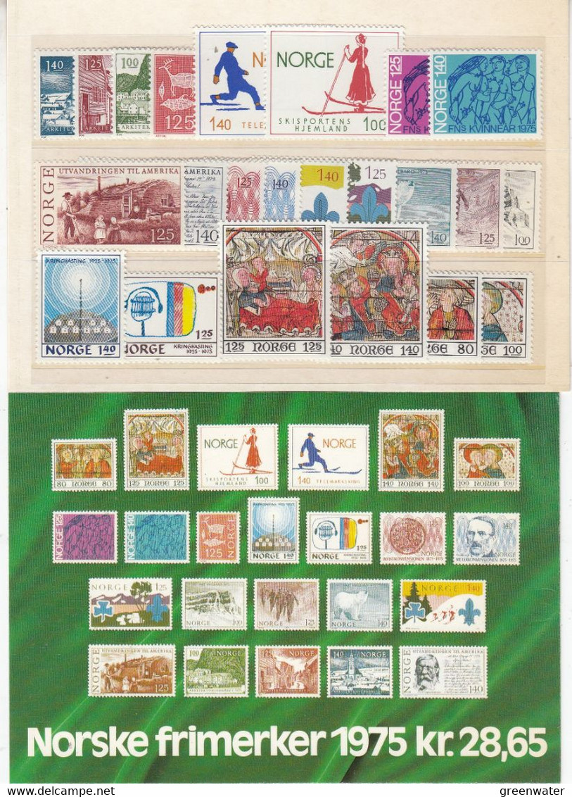 Norway 1975 Complete Year ** Mnh (54117) - Full Years