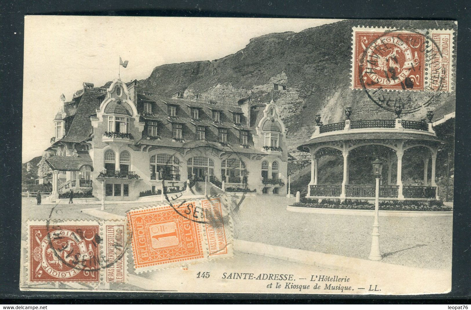 Belgique / France - Affranchissement Du Havre Sur Carte Postale En 1914 Pour Niort ( Gouvernement En Exil ) - Ref O 6 - Other & Unclassified
