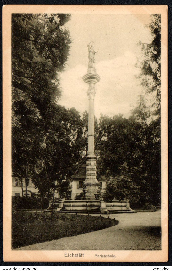 F4330 - Eichstätt Mariensäule Denkmal - Anton Amberger - Eichstaett