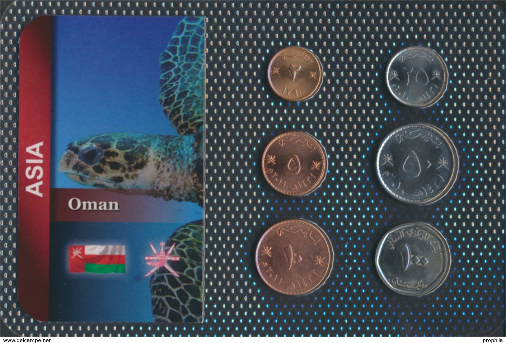 Oman Stgl./unzirkuliert Kursmünzen Stgl./unzirkuliert Ab 1970 2 Baisa Bis 100 Baisa (9664108 - Oman