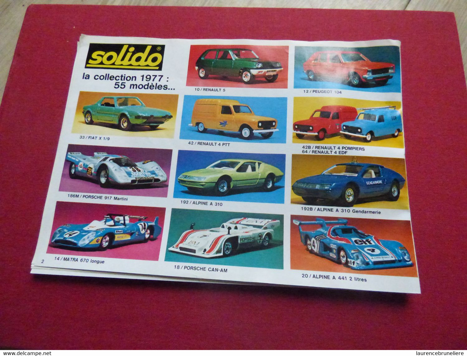 PETIT CATALOGUE SOLIDO (Toutes Les Plus Belles Miniatures Du Monde)  1977 - Collections