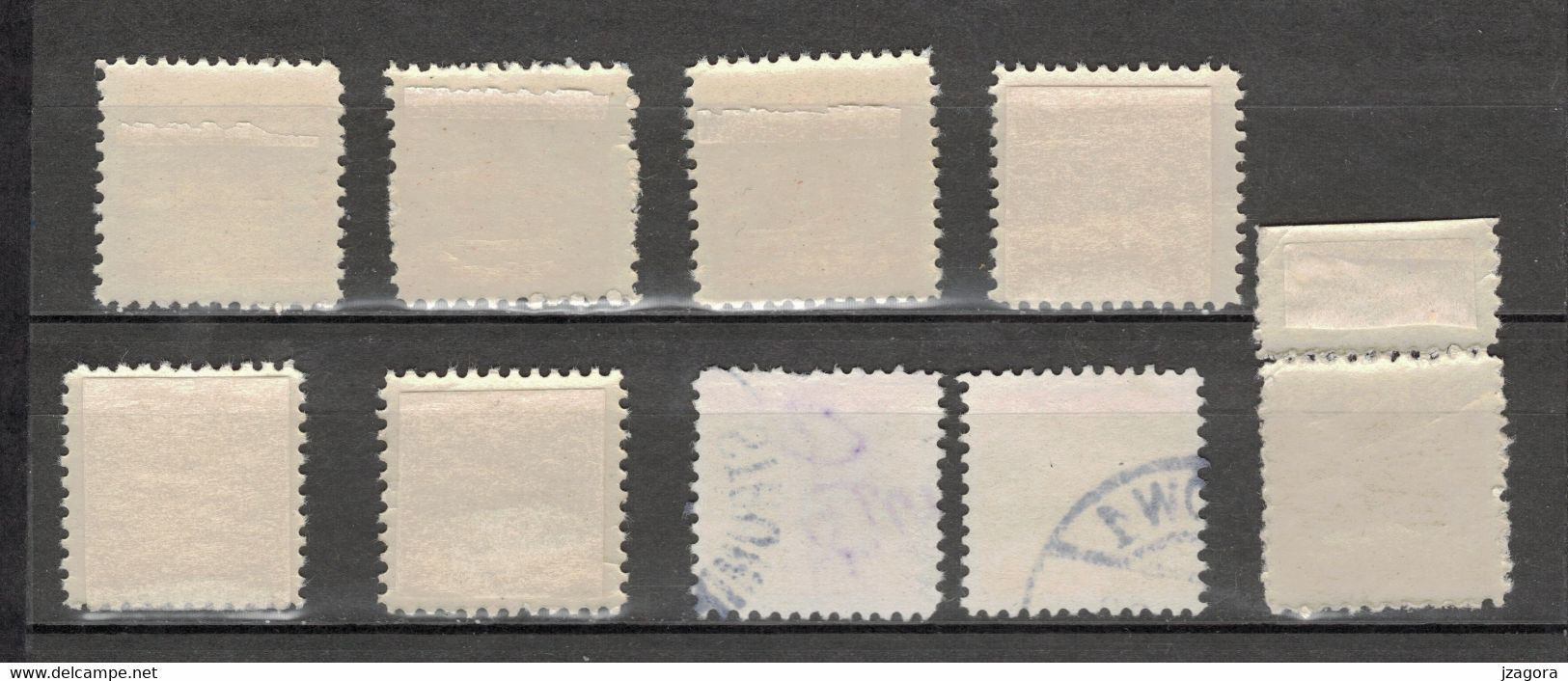 POLAND POLEN POLOGNE 1919 PORTOMARKEN TIMBRES DE SERVICES FRAIS DE PORT POSTAGE DUE REVENUE STAMPS Mi 22-30  USED/* - Impuestos