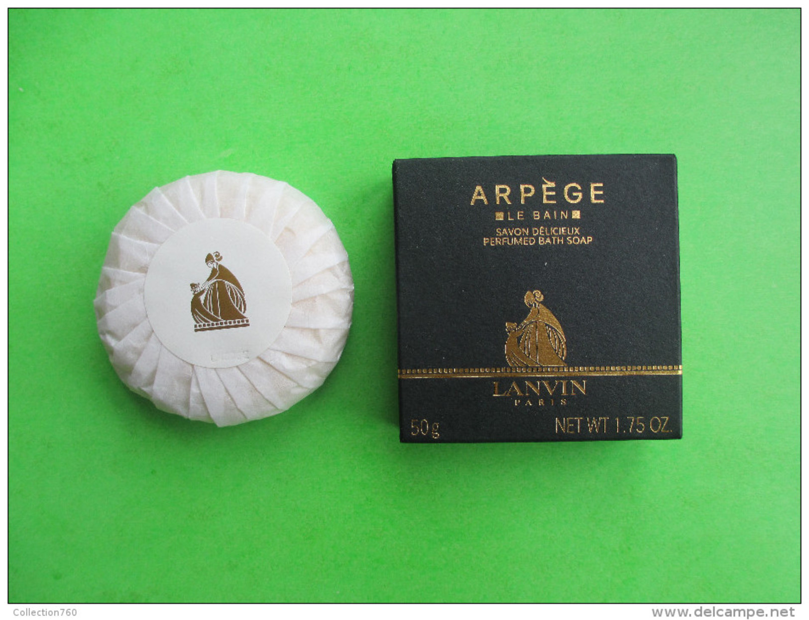 Savon LANVIN - ARPEGE  -- 50 G - (ne Pas Utiliser - Pour Collection) - Produits De Beauté