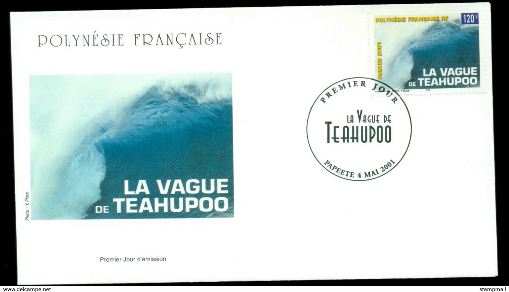 French Polynesia 2001 Surfing Waves Of Teahupoo FDC - Storia Postale