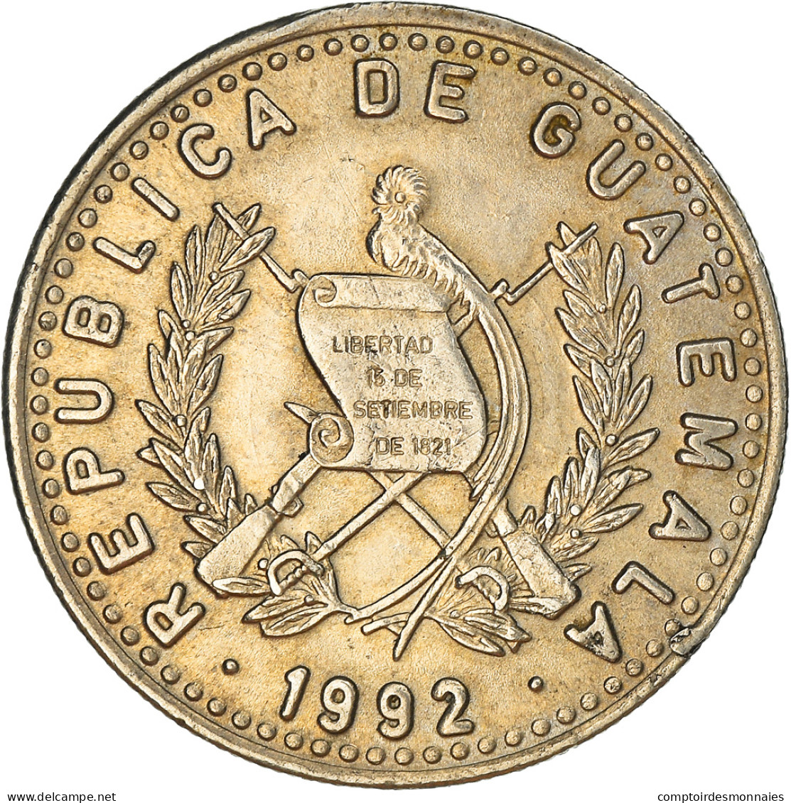 Monnaie, Guatemala, 10 Centavos, 1992, SUP+, Copper-nickel, KM:277.5 - Guatemala