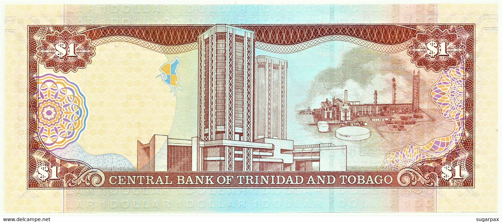 Trinidad & Tobago - 1 Dollar - 2006 ( 2017 ) - Pick 46A.b - UNC. - Serie RF - Trinidad En Tobago