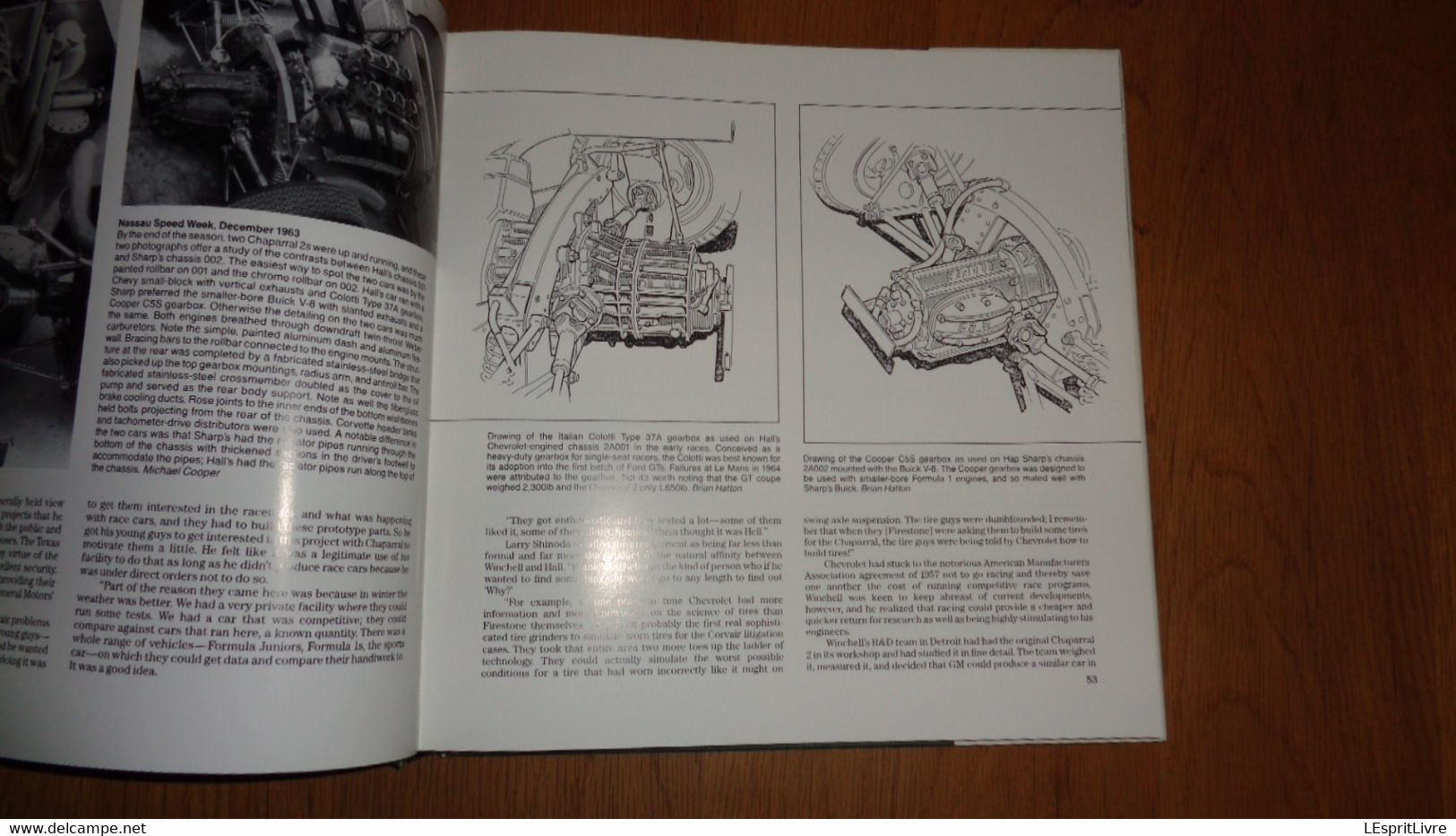 CHAPARRAL Complète History of Jim Hall's Chaparral Race Cars 1961 1970 Racing Cars Course Can Am GP Auto Automobile Car