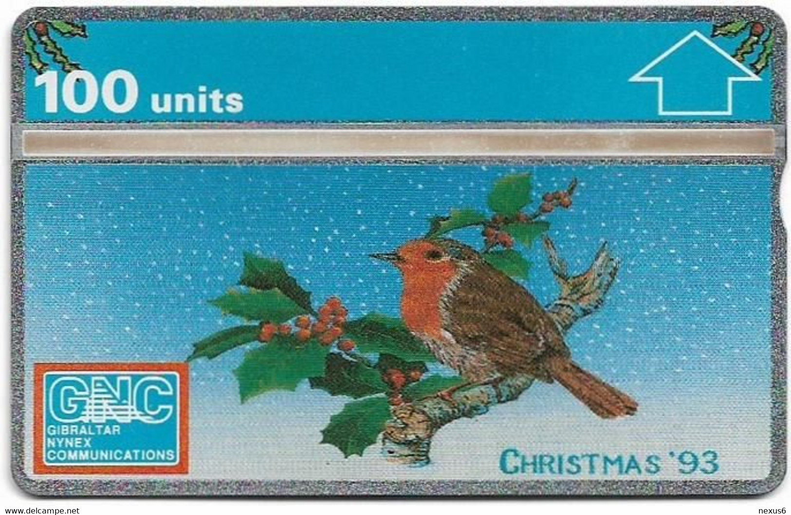 Gibraltar - GNC - L&G - Christmas 1993 - 310L - 10.1993, 100Units, 10.000ex, Mint - Gibilterra