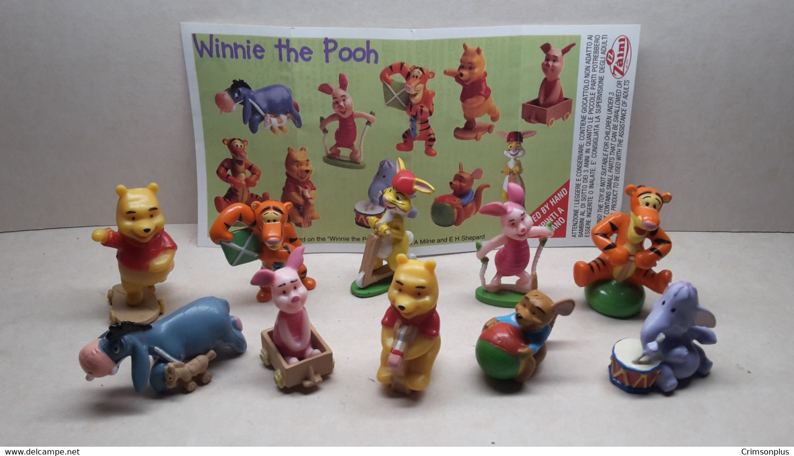 2006 - Zaini -  Winnie The Pooh - Complete Reeks Met Bijsluiter - Sets