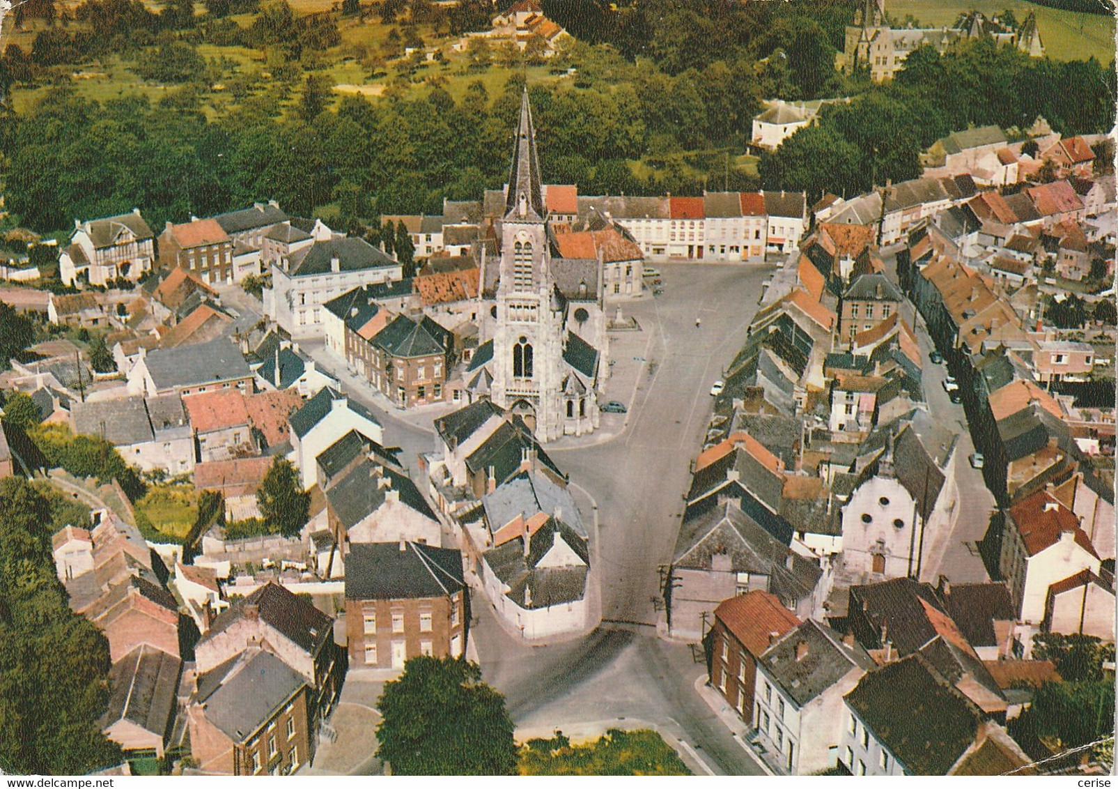 Ham-sur-Heure : Vue Aérienne Du Centre - Ham-sur-Heure-Nalinnes