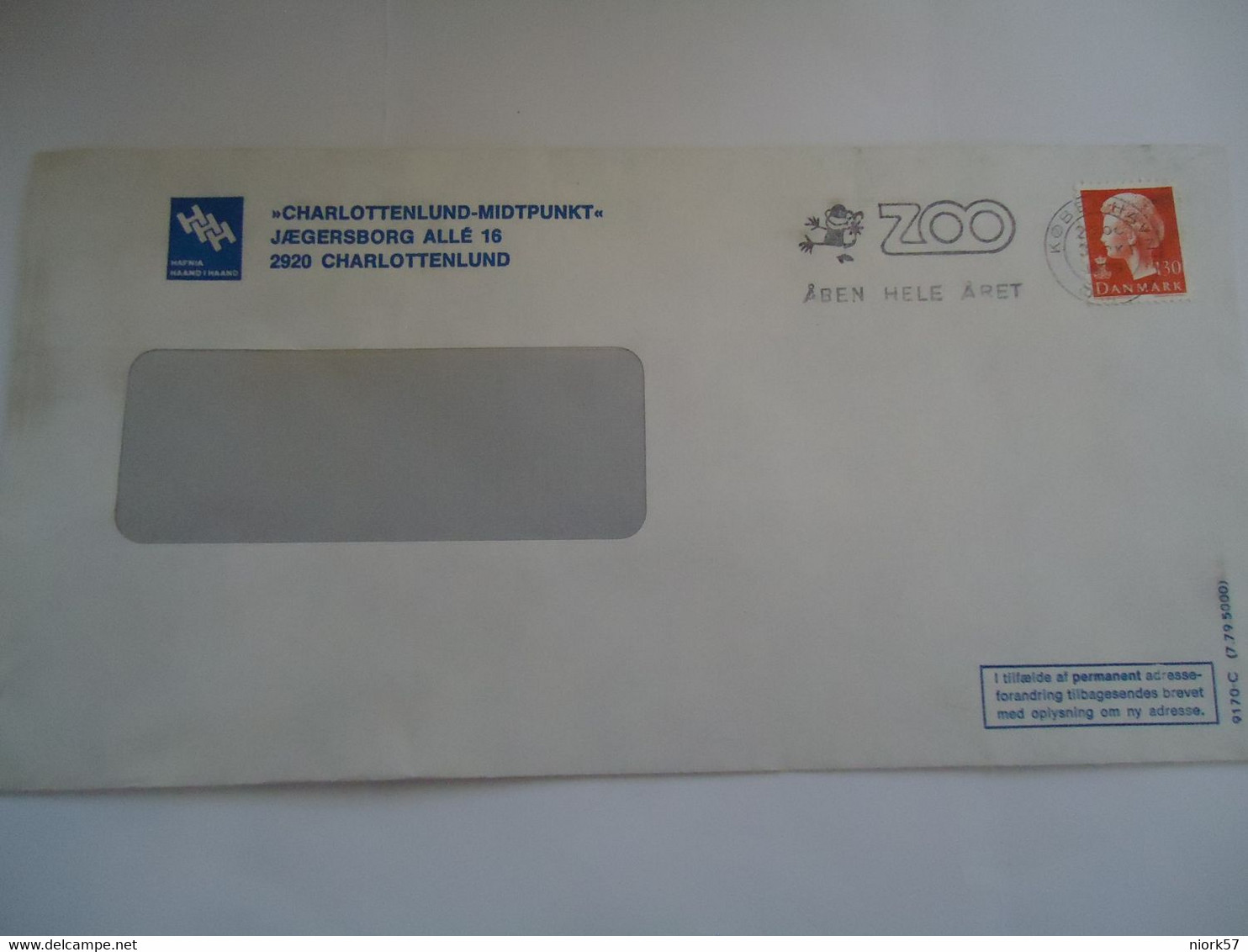 DENMARK COVER 1976  POSTMARK ZOO - Cartes-maximum (CM)