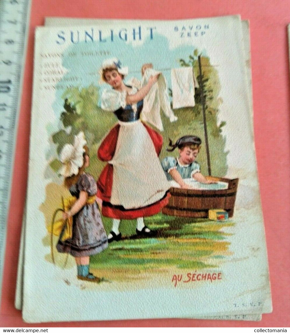 6 Cards Sunlight Zeep Savon De Toilette Zulu Coral Starlight Sunbeam Fer à Repasser - Andere & Zonder Classificatie