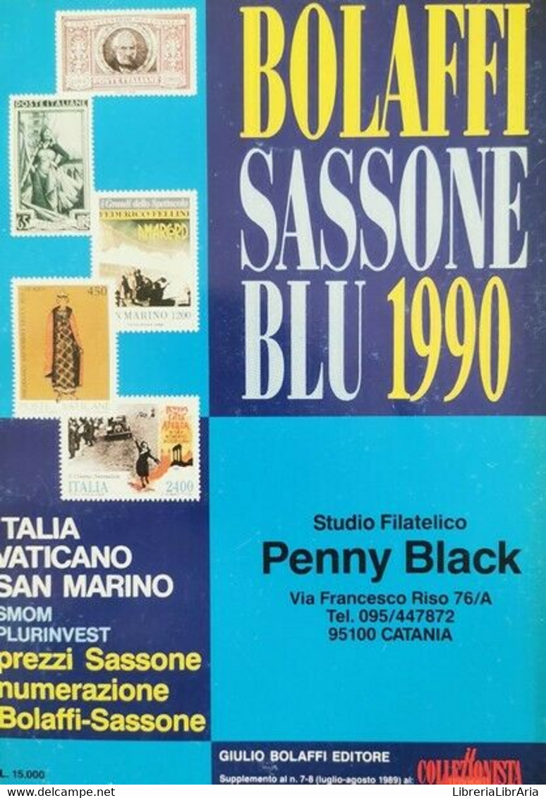 Bolaffi Sassone Blu 1990 - ER - Collections