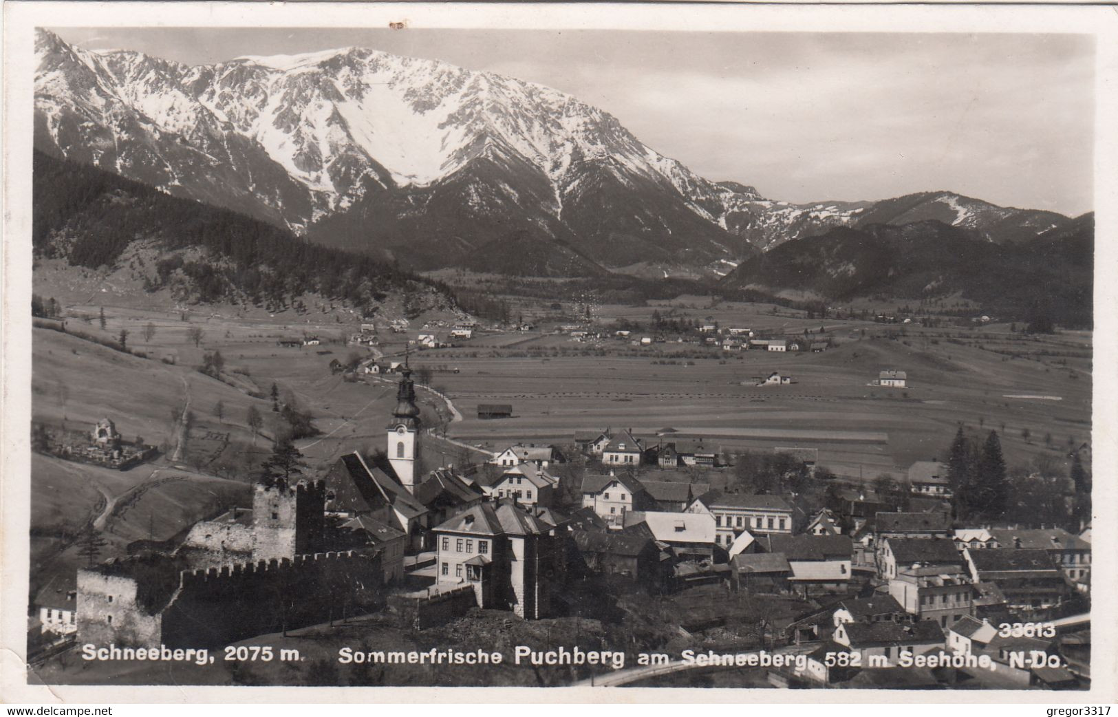 A1006) SCHNEEBERG - PUCHBERG Am SCHNEEBERG - Niederdonau Tolle DETAIL AK - Alt ! 1940 - Schneeberggebiet